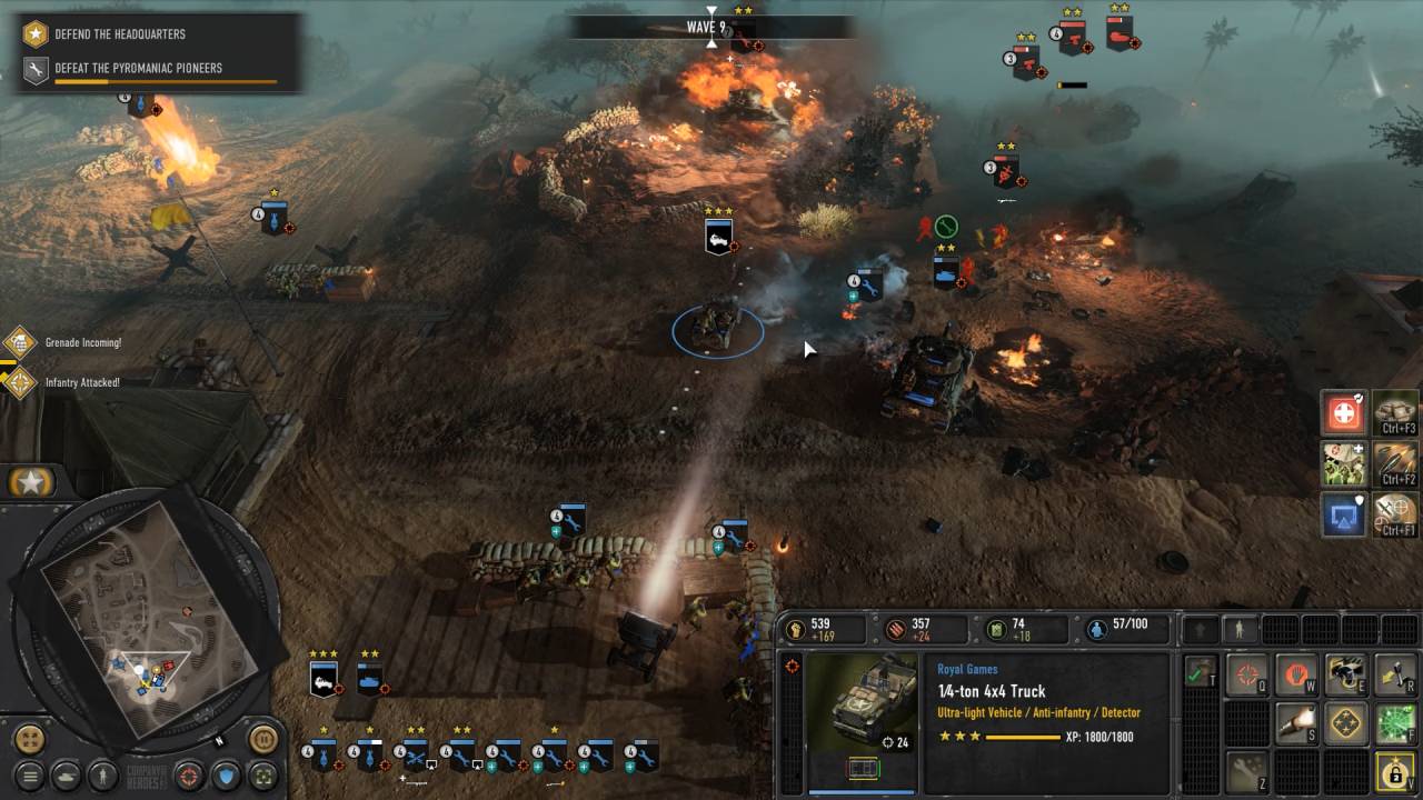 Company of Heroes 3: Final Stand Wave 9 Gameplay