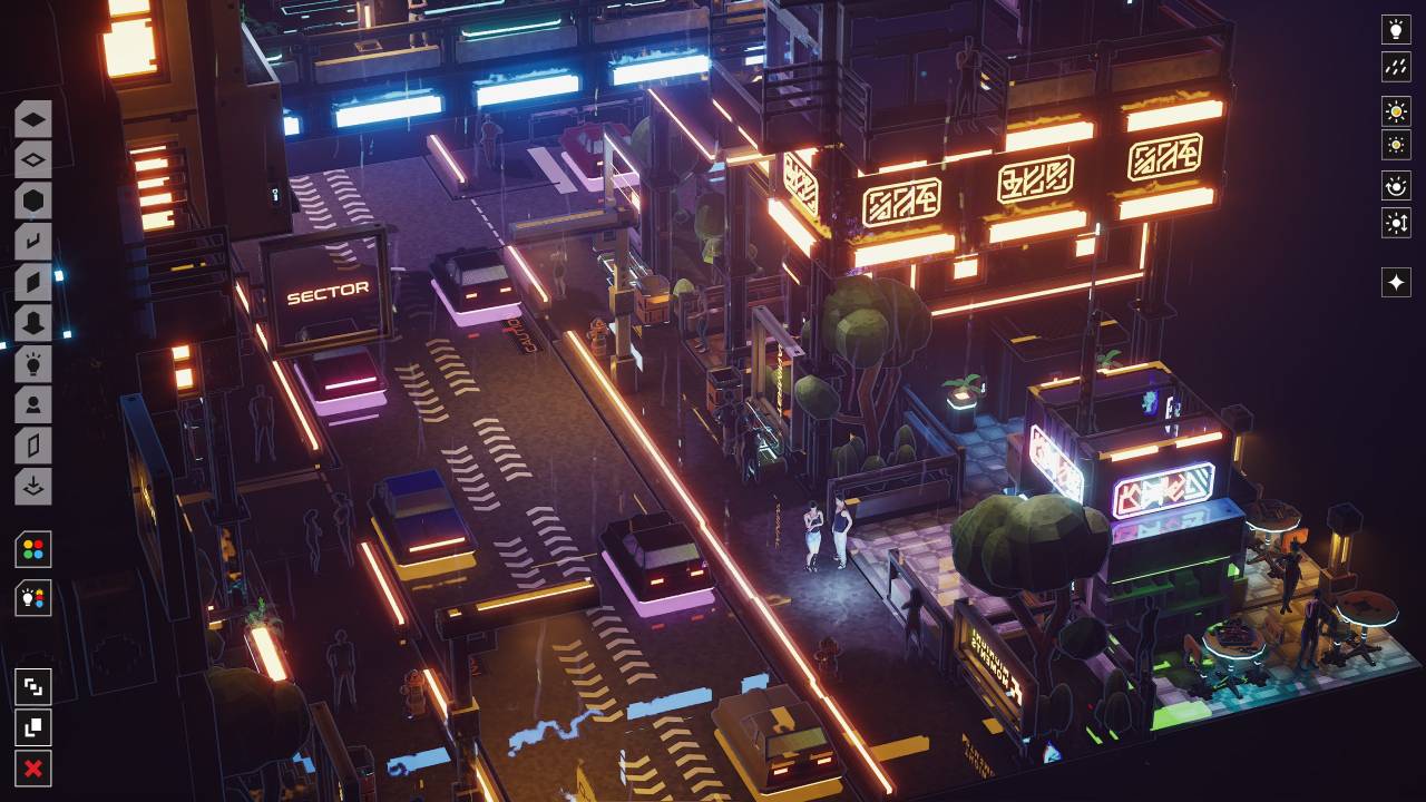 Midnight Moments Building a Busy Street