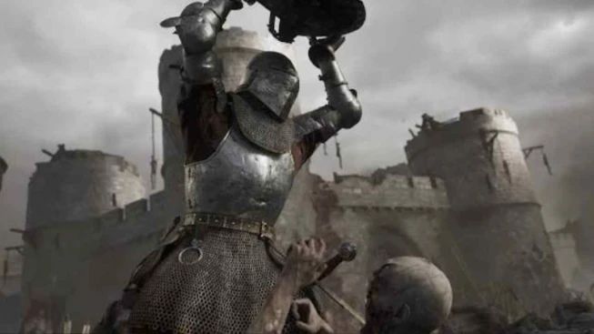 Blight: Survival Protagonist using a Shield to Fight