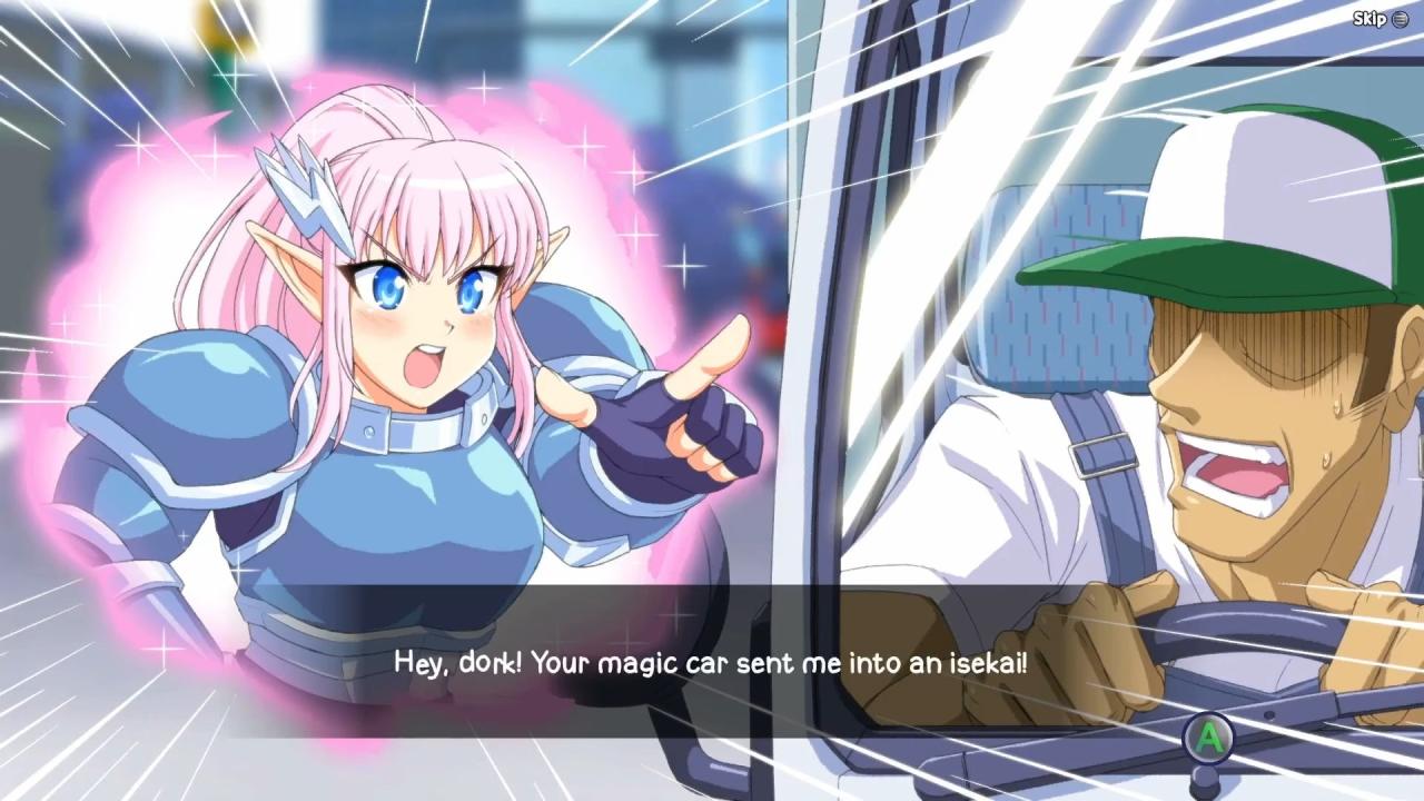 Truck-kun is Supporting Me from Another World Carissa yells at driver