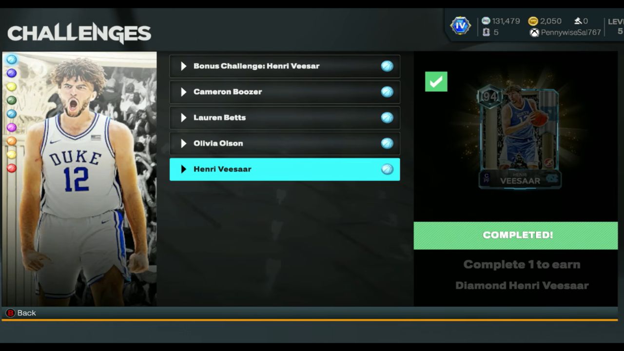 NBA 2k26 card evolution challenges