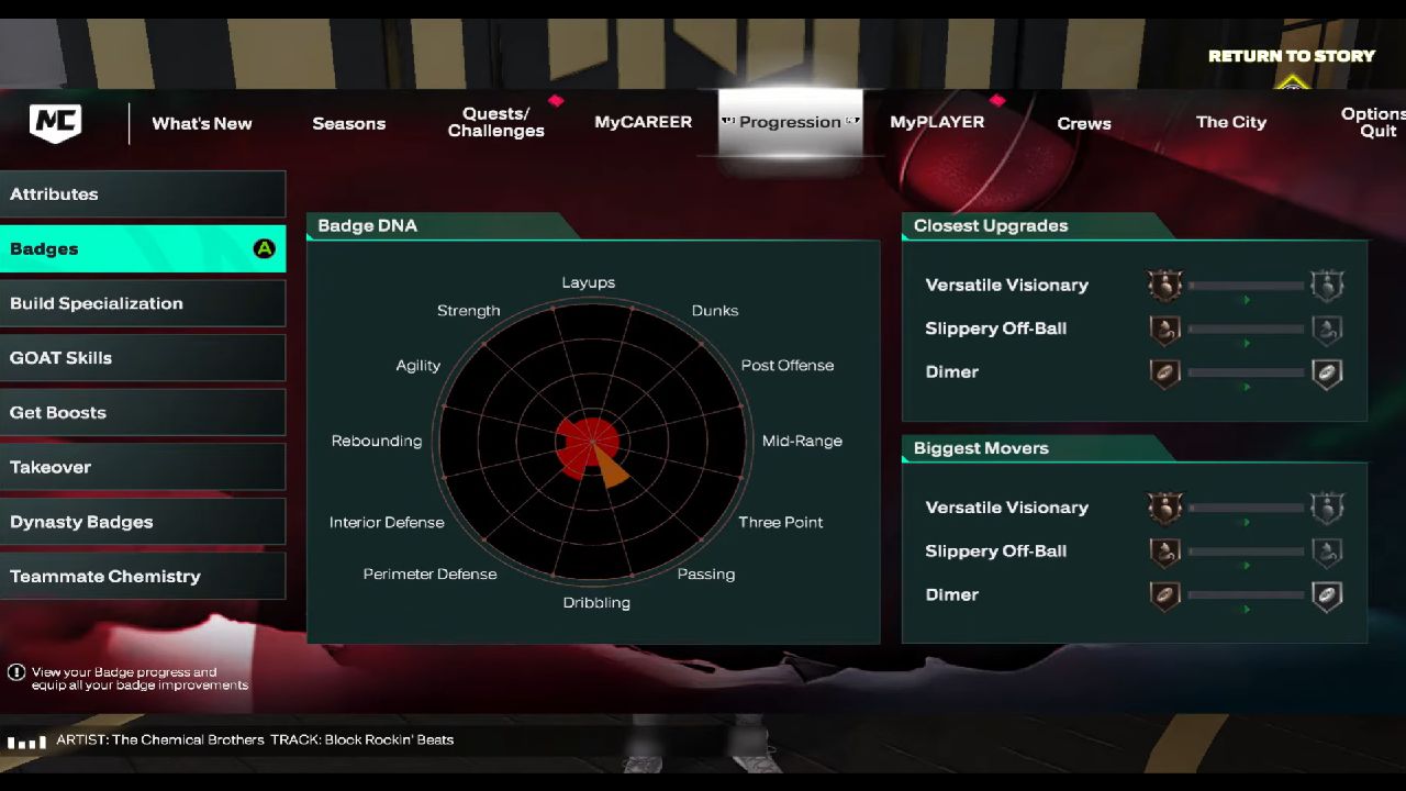 NBA 2k26 MyCAREER Badges