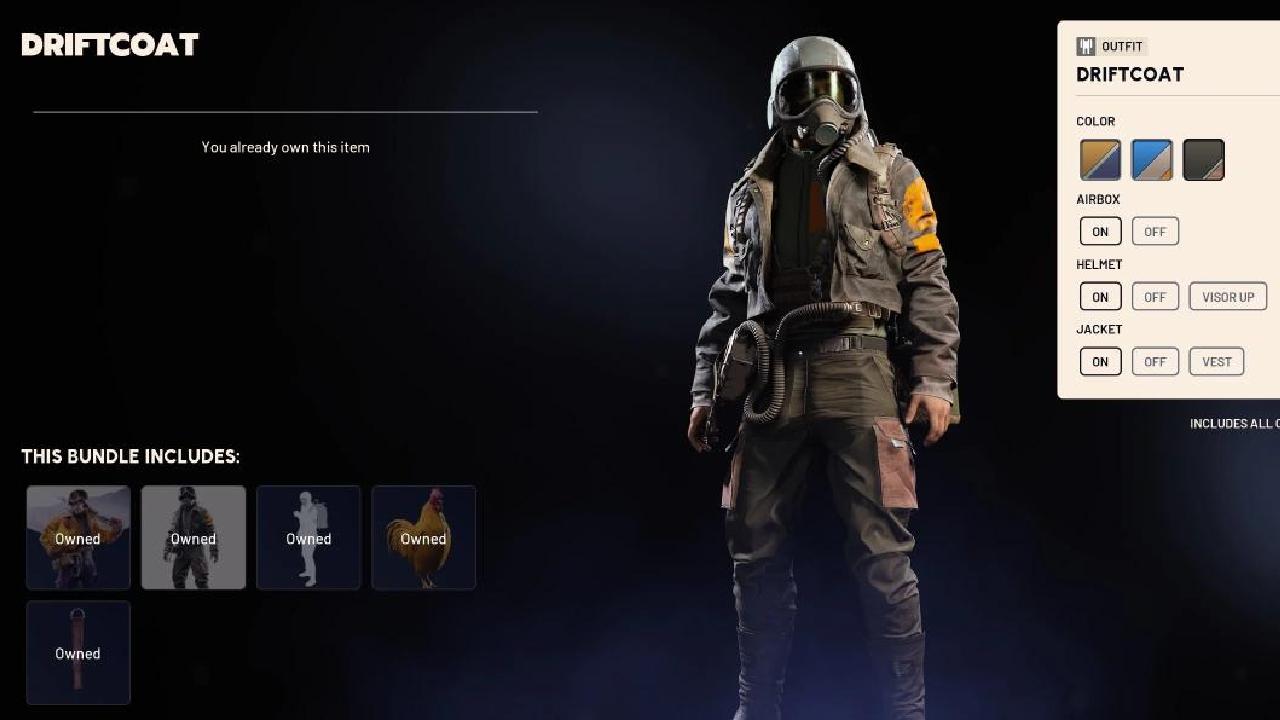 The Driftcoat Outfit in ARC Raiders