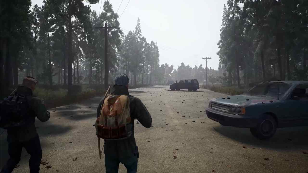 THE DEAD WE KNEW Protagonist and Partner walking