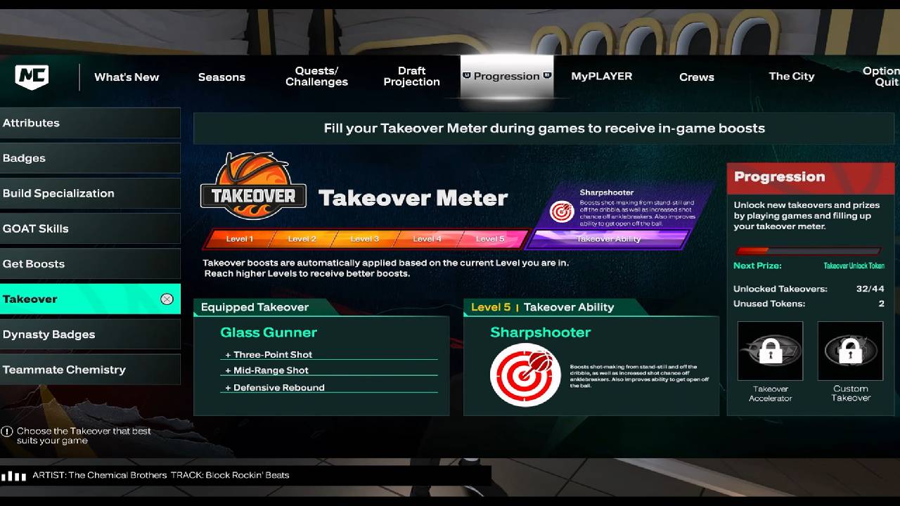 NBA 2k26 Takeover window