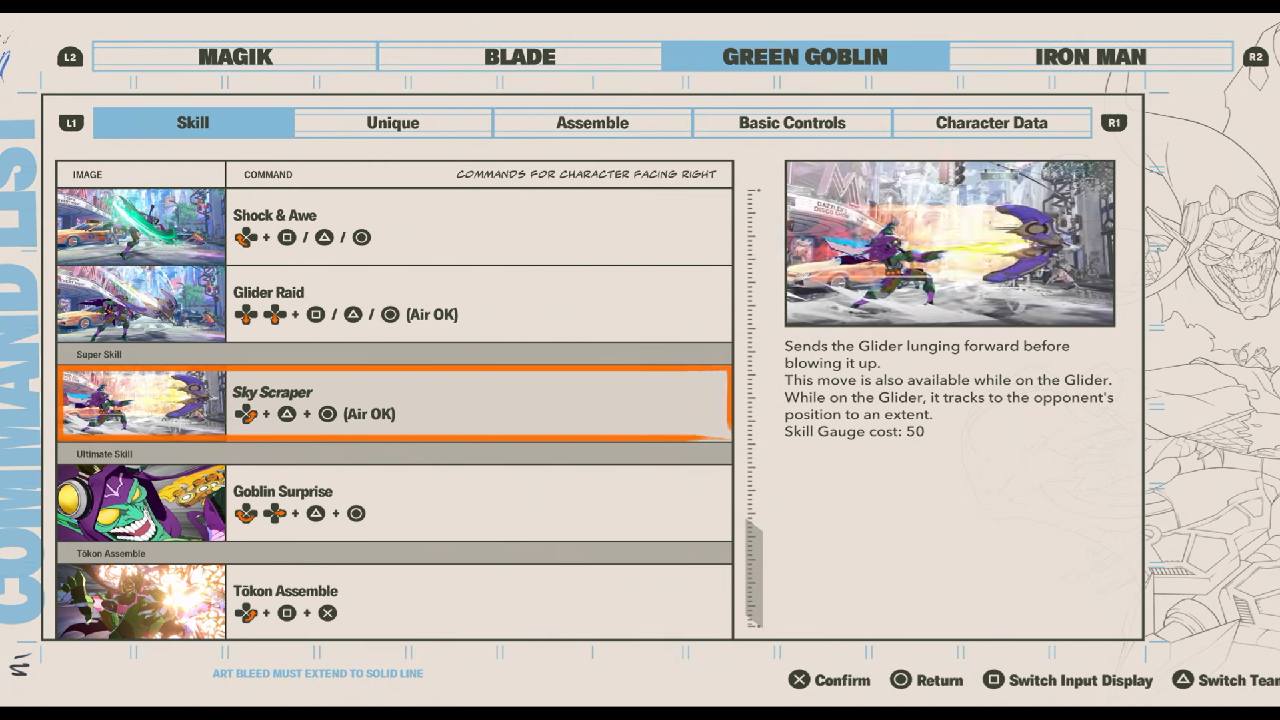 Marvel tokon fighting souls skills