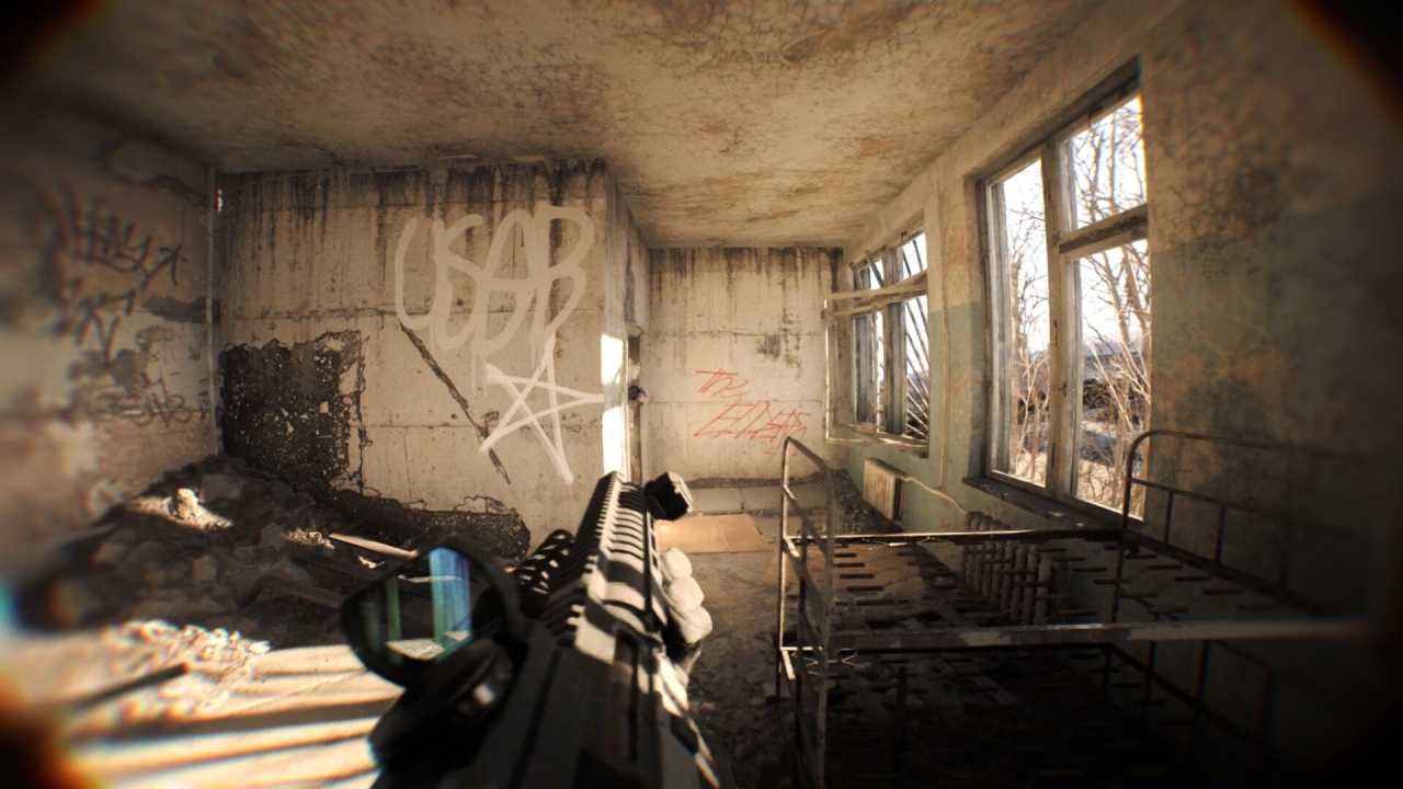 Bodycam First Person POV of a Room