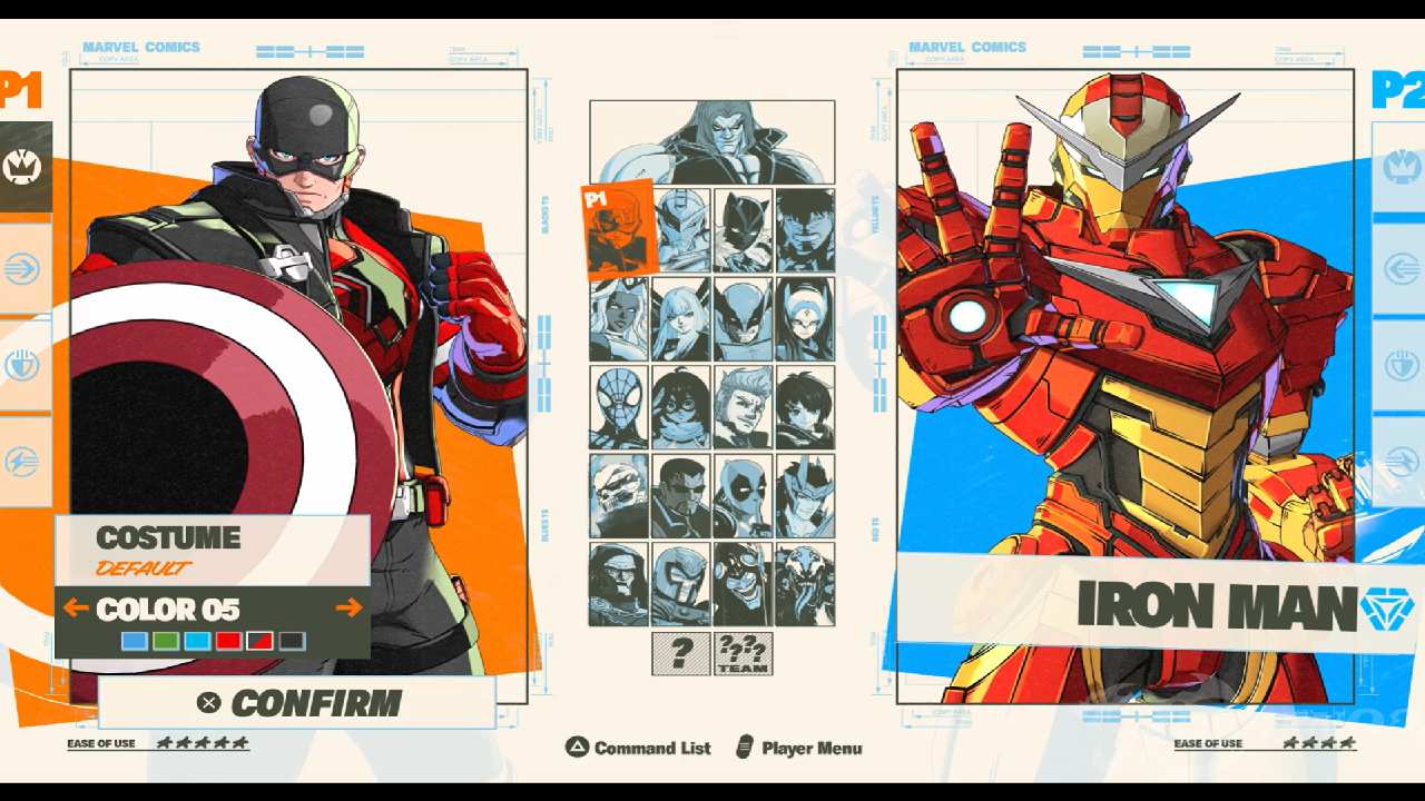marvel tokon fighting souls colors