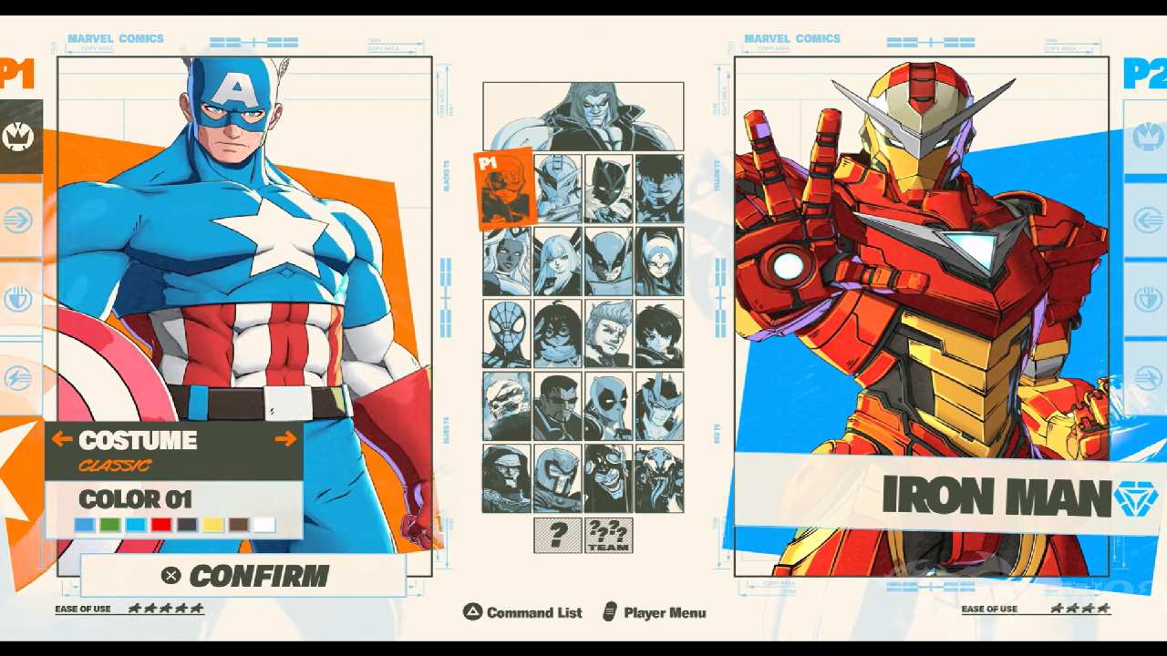 marvel tokon fighting souls captain america classic costume