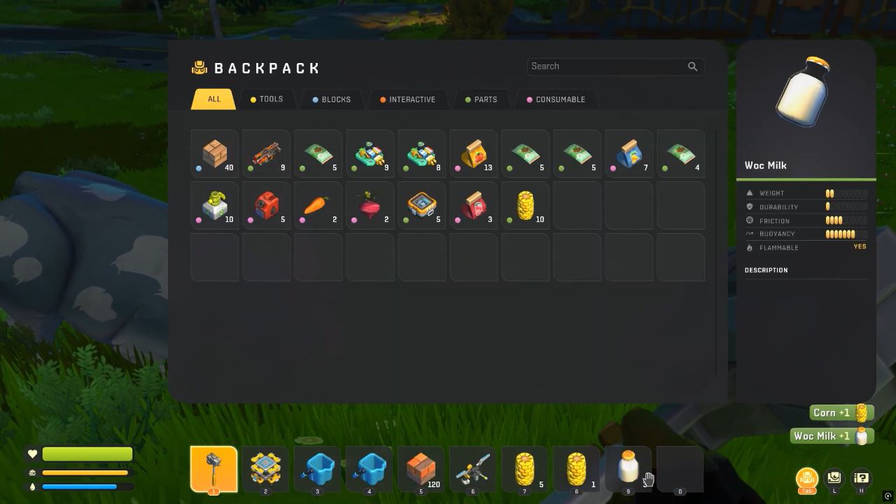 Scrap Mechanic Guide Getting Milk From Cow to Get Water Early