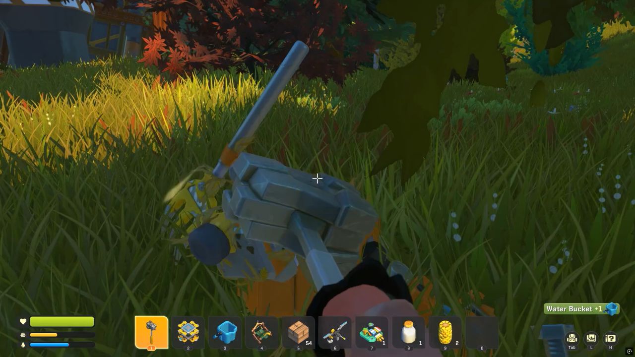 Scrap Mechanic Guide Throw Water to Stun Haybot