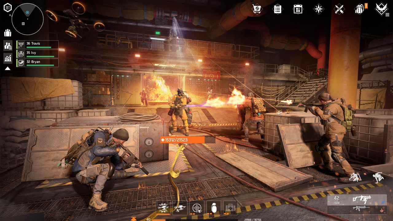 The Division Resurgence Man Taking cover