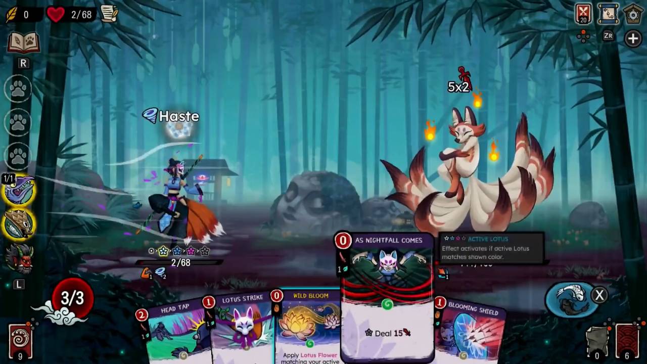 Talespinner Rinka slashing a Kijikui enemy