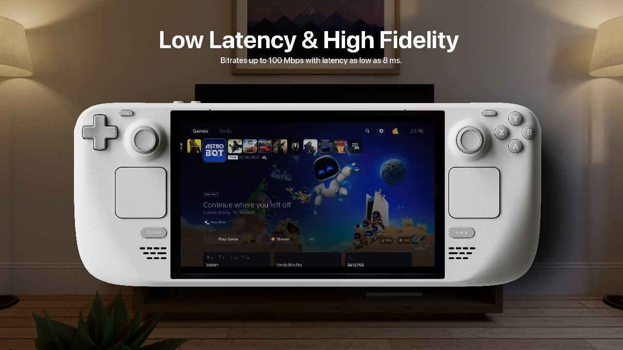 Steam Deck ASobi Remote Play