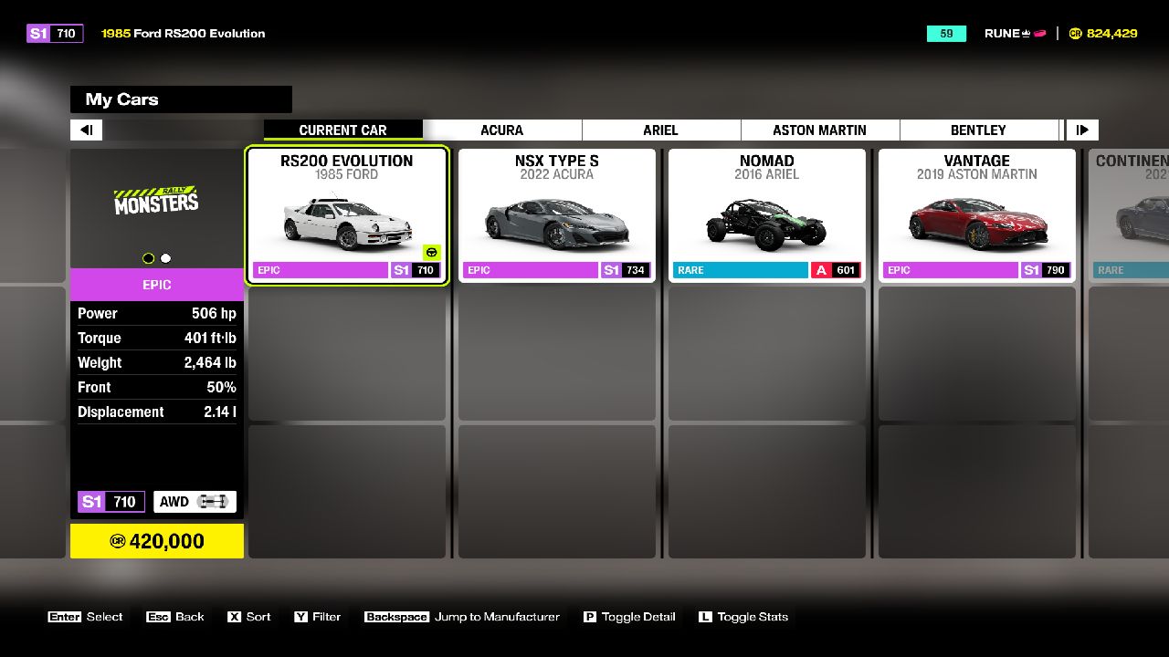 Forza horizon 6 rally car