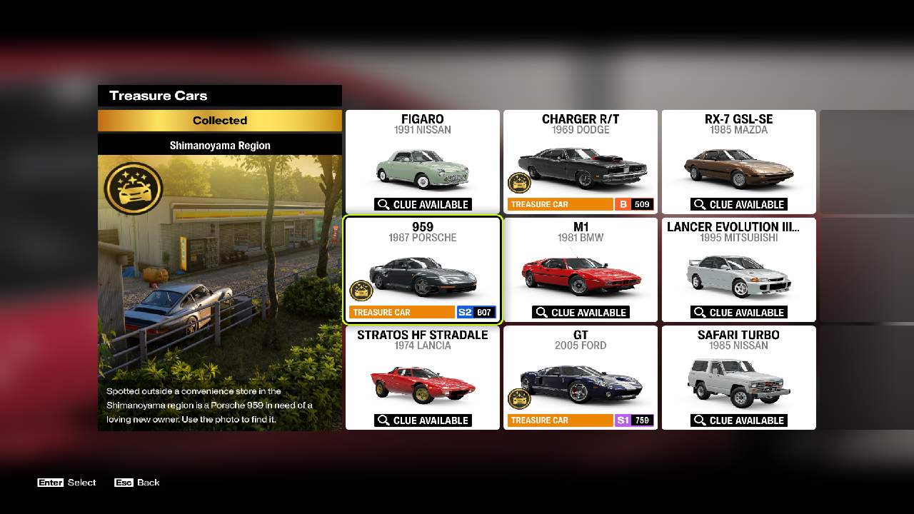 Forza horizon 6 treasure cars
