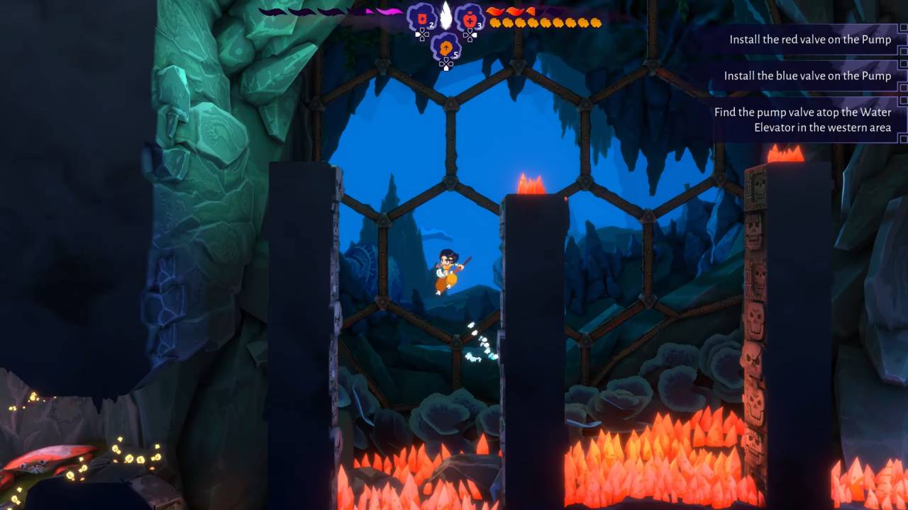 Akatori Platforming Gameplay
