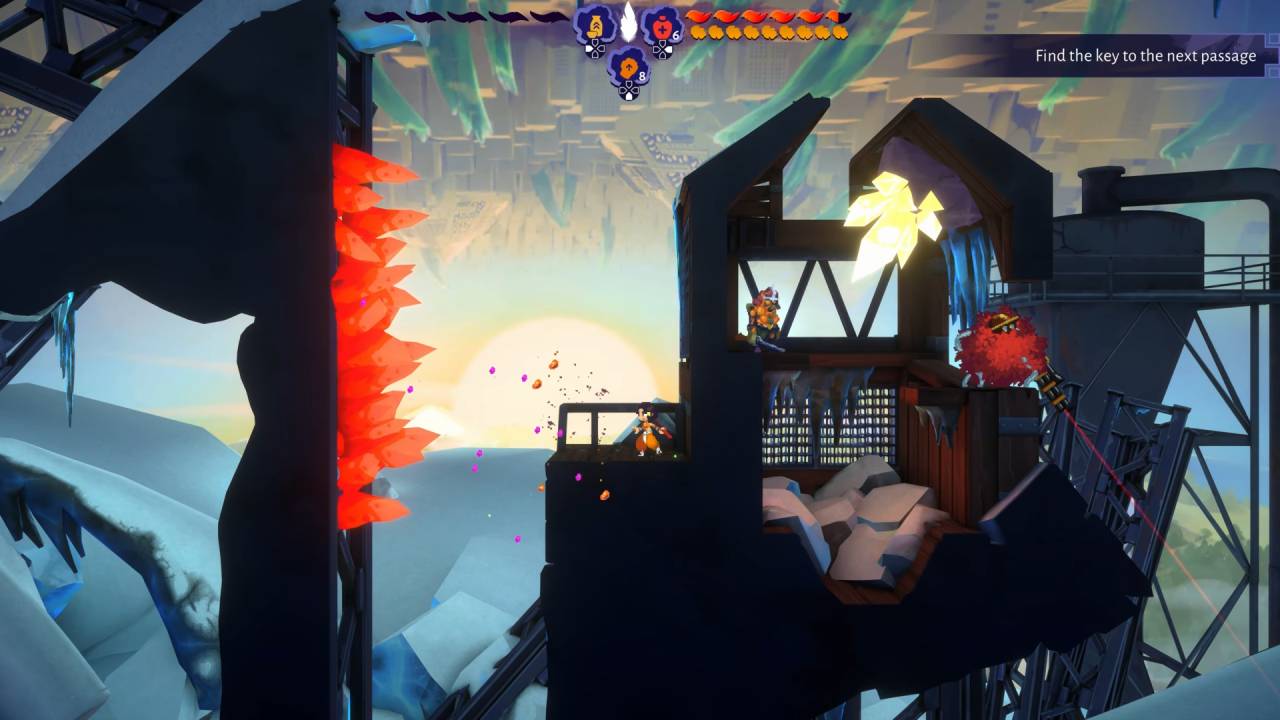 Akatori Final Stage Gameplay Platforming