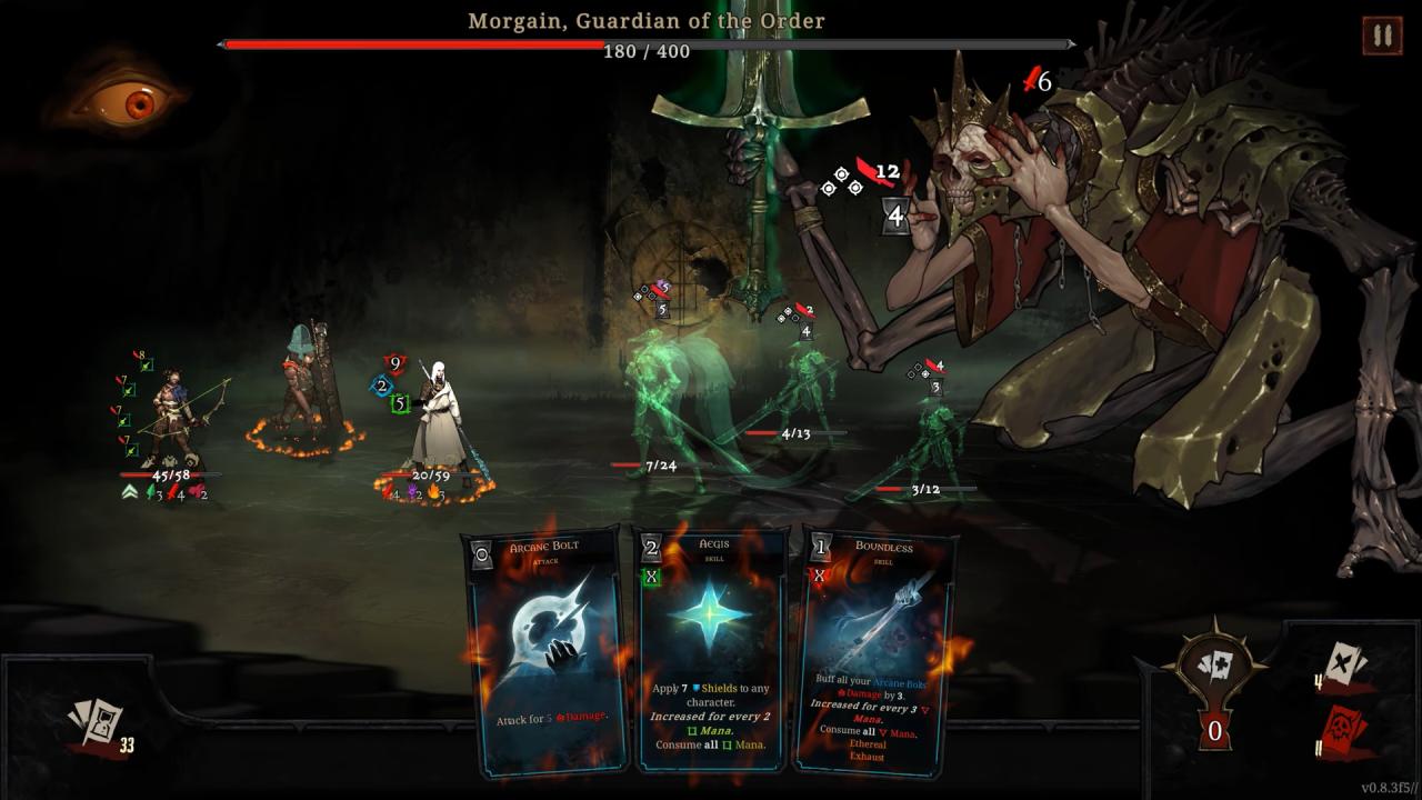 Shards of Order Morgain, Guardian of the Order Boss Fight