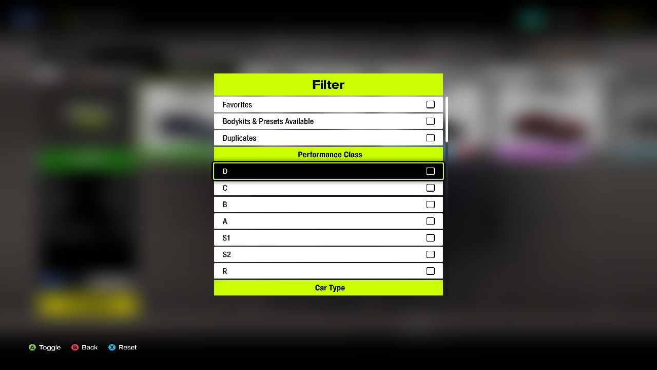 Forza horizon 6 car classes