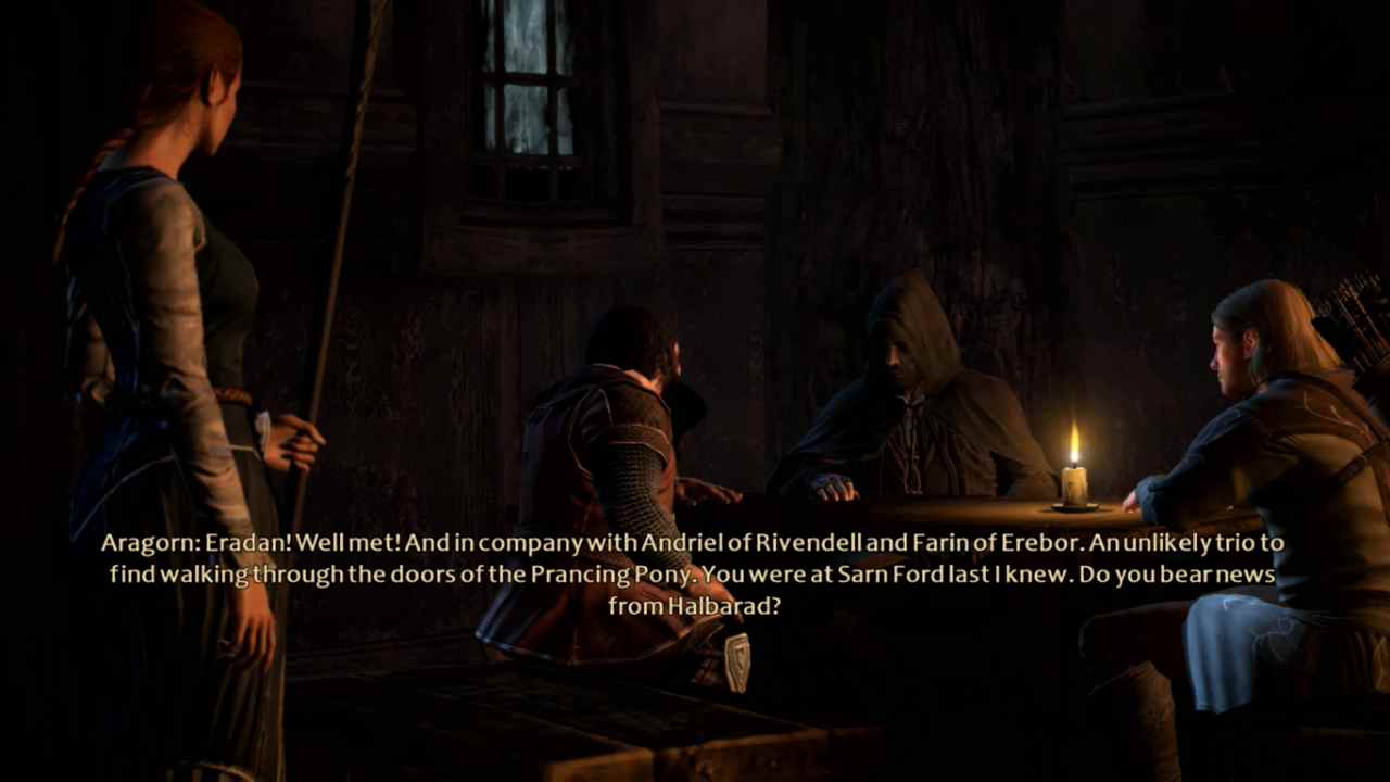 The Lord of the Rings: War in the North Legacy Edition Eradan Talking with others