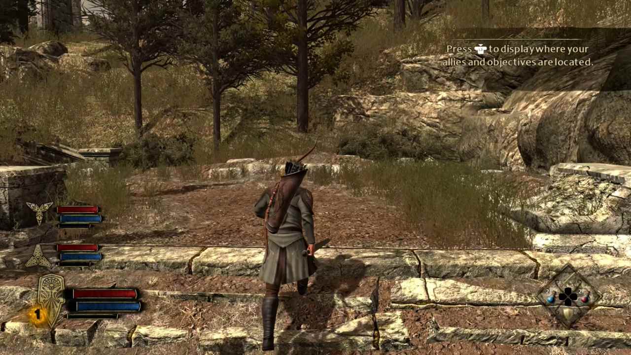 The Lord of the Rings: War in the North Legacy Edition Eradan walking up steps