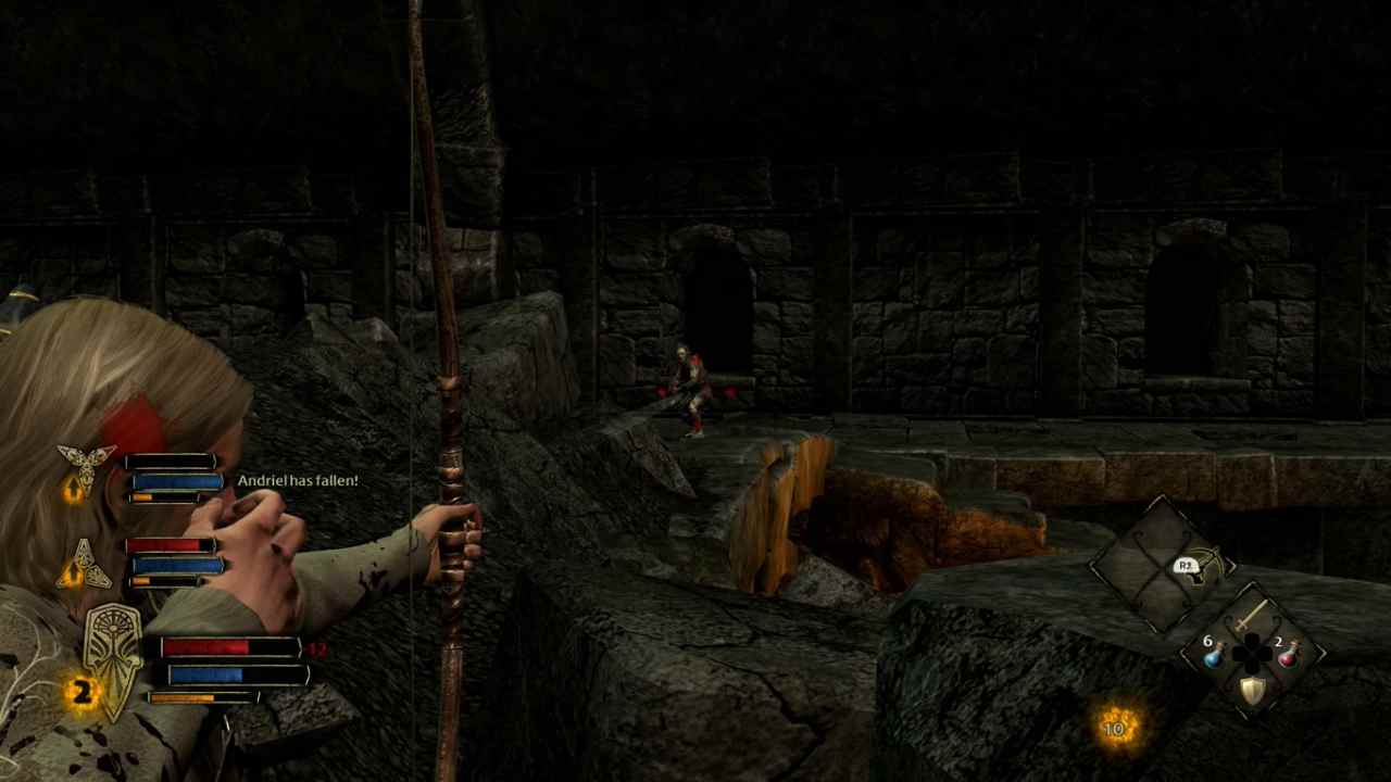 The Lord of the Rings: War in the North Legacy Edition Eradan shooting an arrow