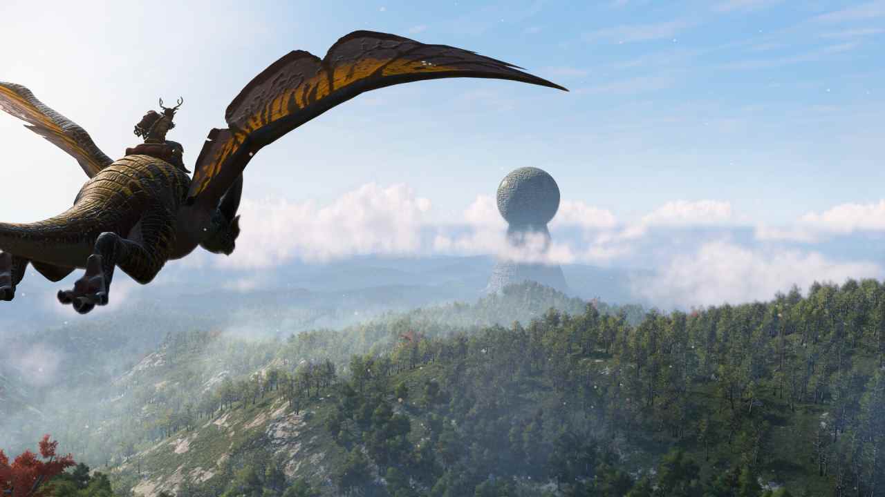 Light No Fire Protagonist Riding Dinosaur