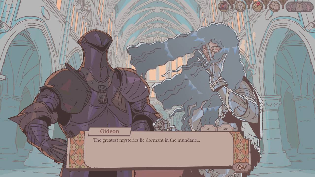 Sovereign Tower knight Gideon discusses mysteries