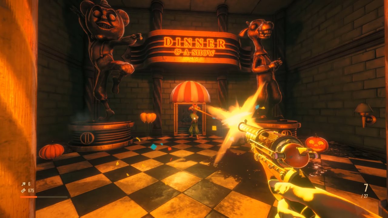 Twisted Tower Vincent fires at foe
