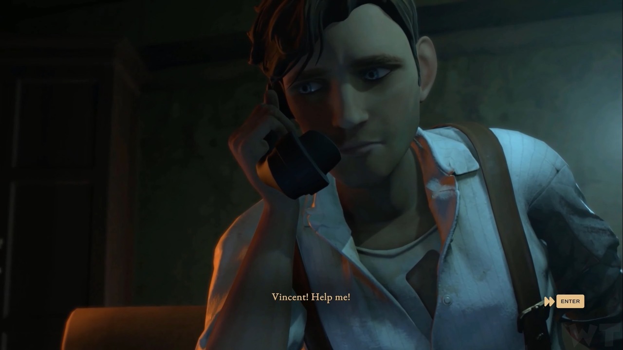 Twisted Tower Vincent answers the phone