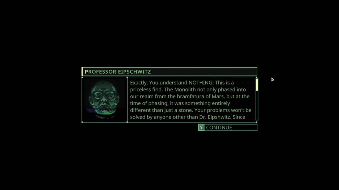 Going Over the Lore in Quasimorph Through Dialogue 