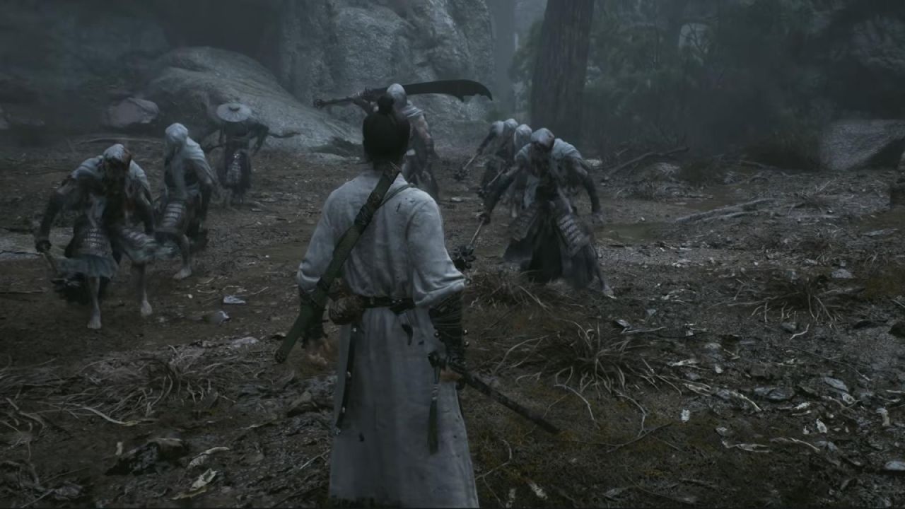 Black Myth Zhong Kui protagonist facing enemies