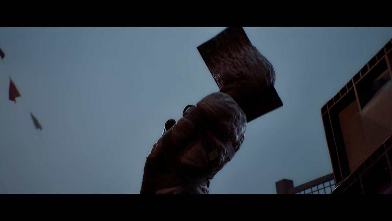 Silent Hill Townfall monster swings large weapon
