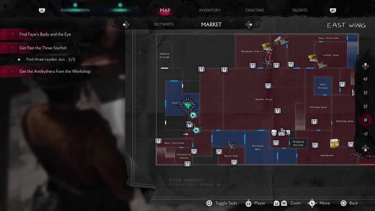 The sinking city 2 fish market map