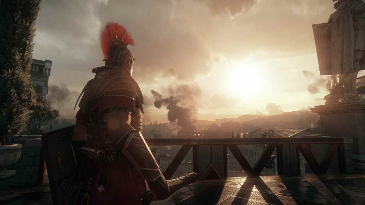 Ryse: Son of Rome Protagonist looking at Sunset