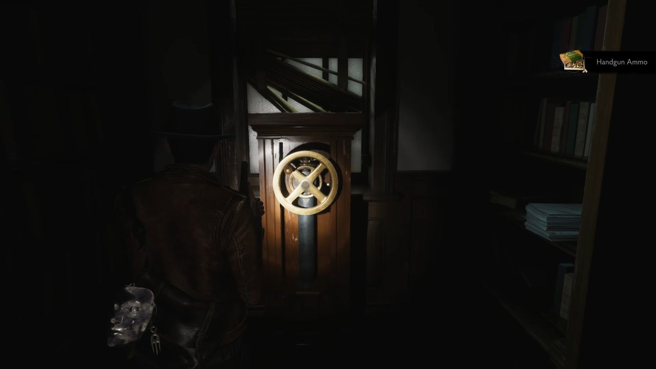 The sinking city 2 bookcase puzzle crank