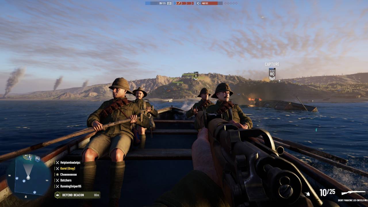 Gallipoli First Person combat in boat