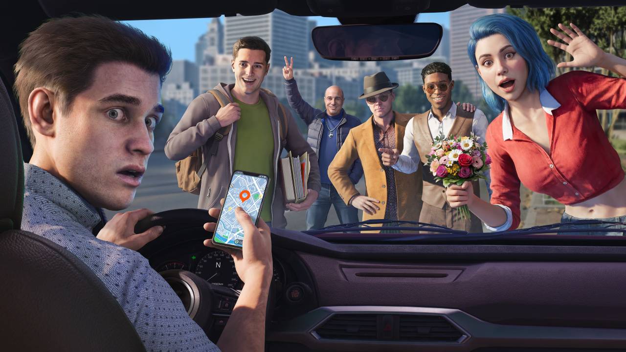 Rideshare "Stimulator" driver looking at weird passengers