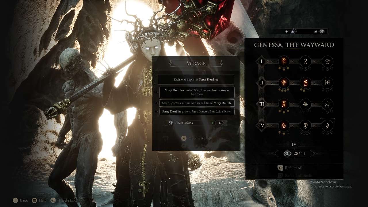 The Talents for the Genessa Build