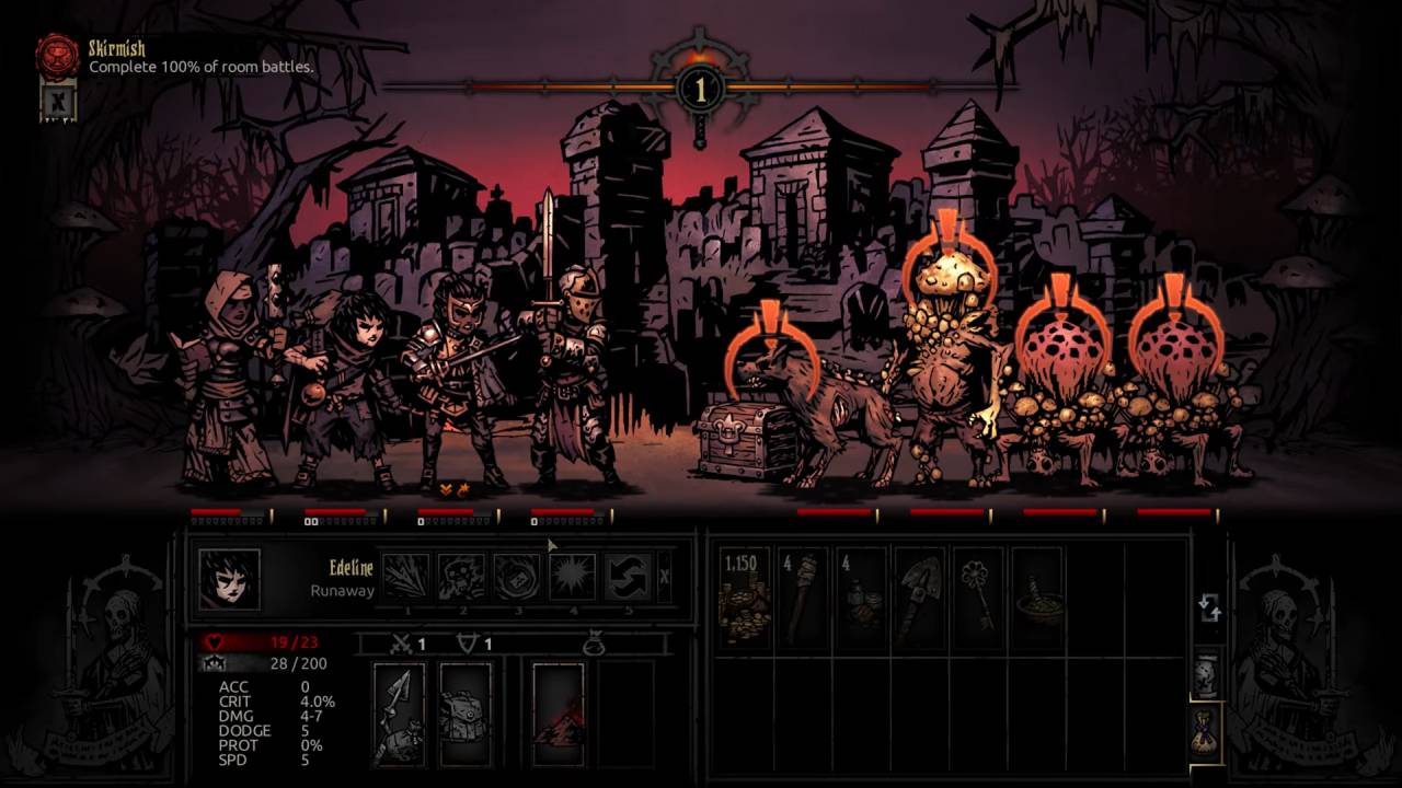 Darkest Dungeon: The Fire's Edge Turn-Based Combat Mechanics