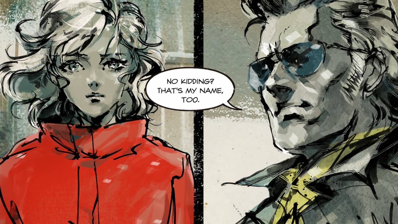 Metal Gear Solid: Master Collection Vol. 2 Comics Cutscene Beautiful Lady in Red