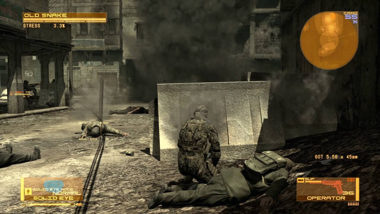 Metal Gear Solid: Master Collection Vol. 2 Old Snake Gameplay