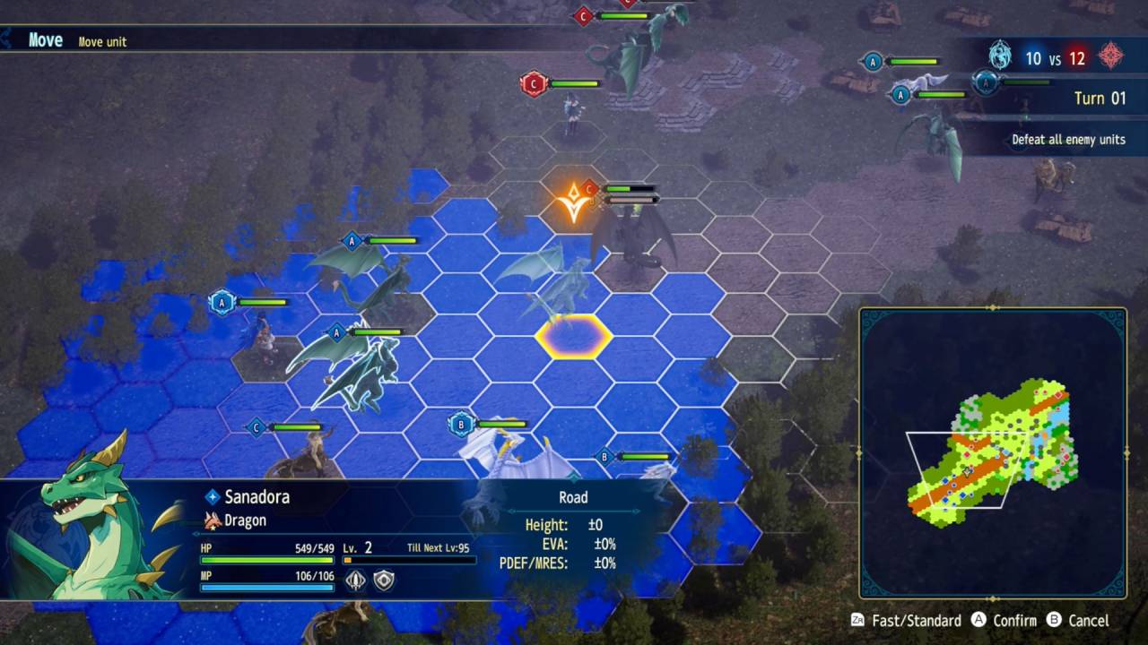 Brigandine Abyss Turn-Based Combat