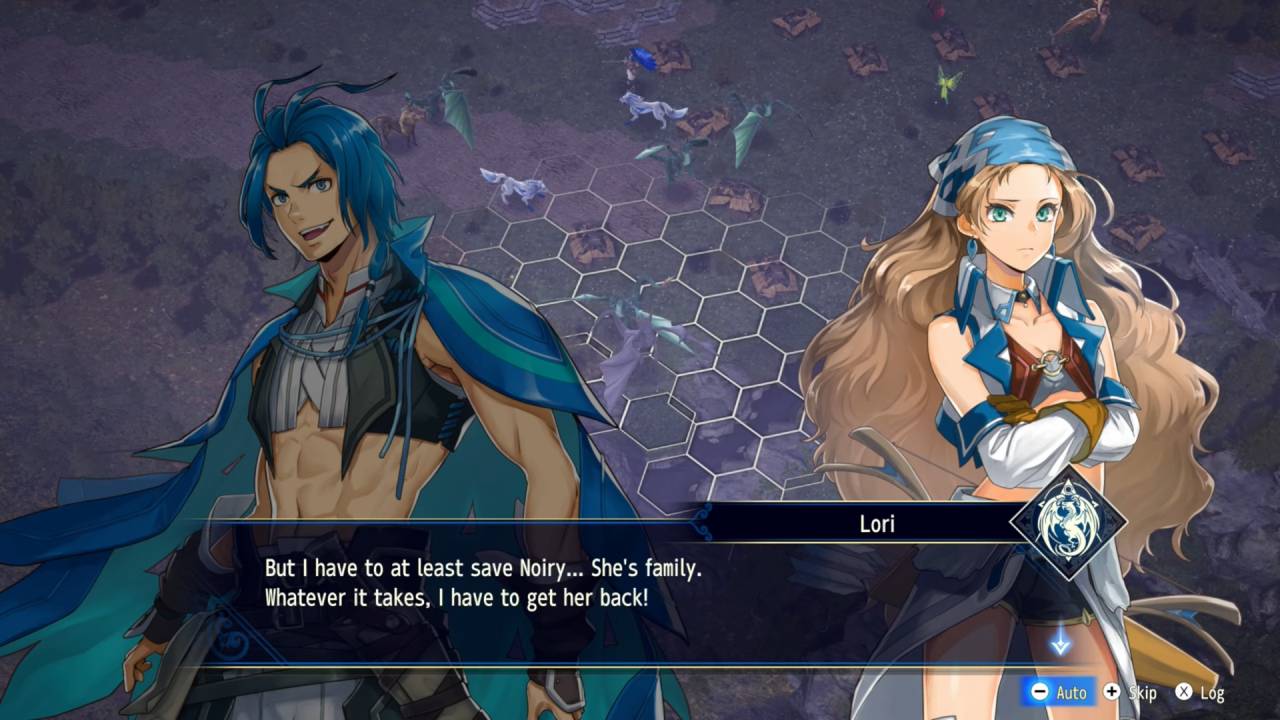 Brigandine Abyss Combat Dialogs with Lori and Romance