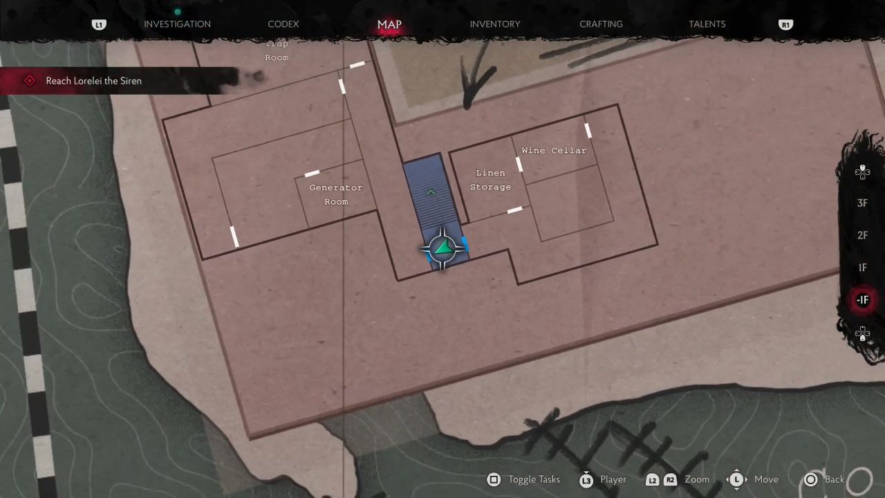 The sinking city 2 Hotel Map