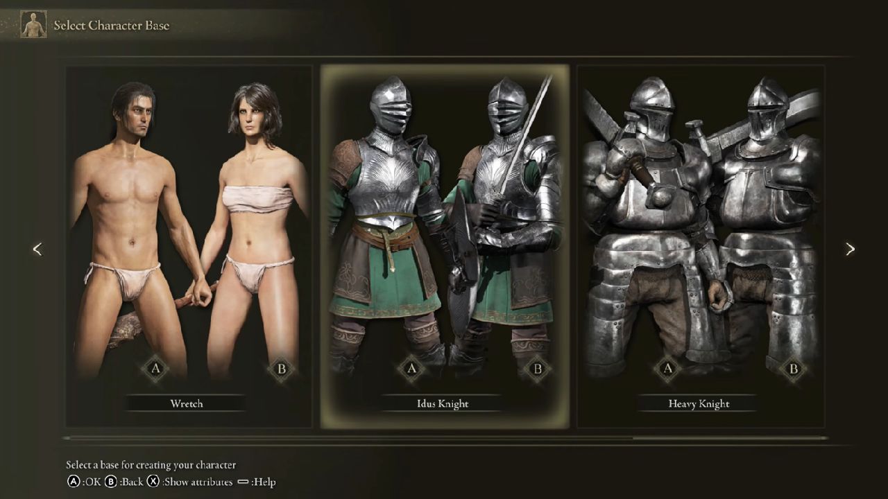 Elden Ring Tarnished Edition Heavy Knight and Idus Knight Classes