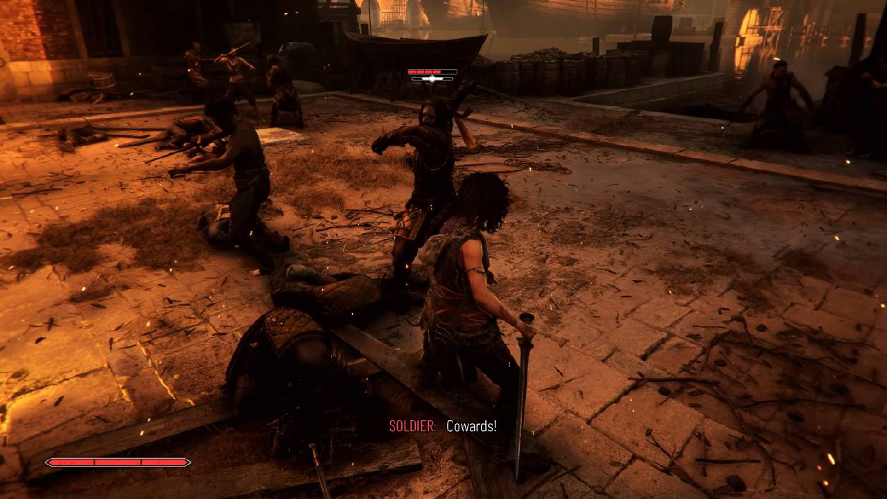 Resonance A Plague Tale Legacy Sophia slashes enemy