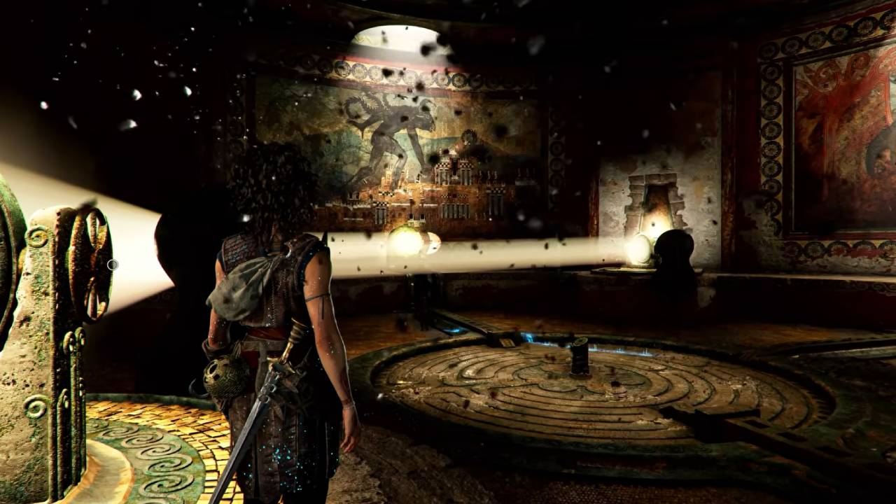 Resonance A Plague Tale Legacy Sophia solving light puzzle
