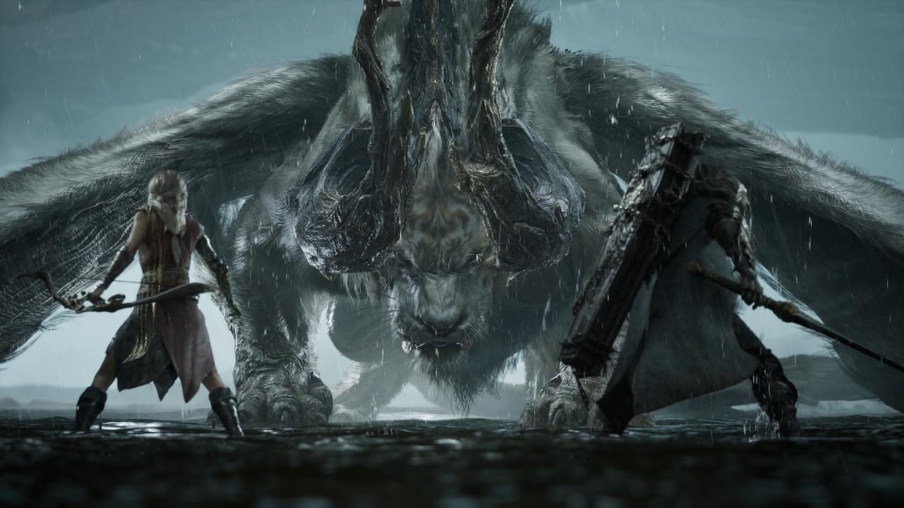 Nodusfall fighters preparing to attack monster
